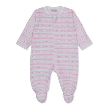 kissy kissy Kissy Kissy Starry Stripes Zip Footie