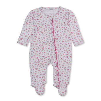 kissy kissy Kissy Kissy Rose Renaissance Zip Footie