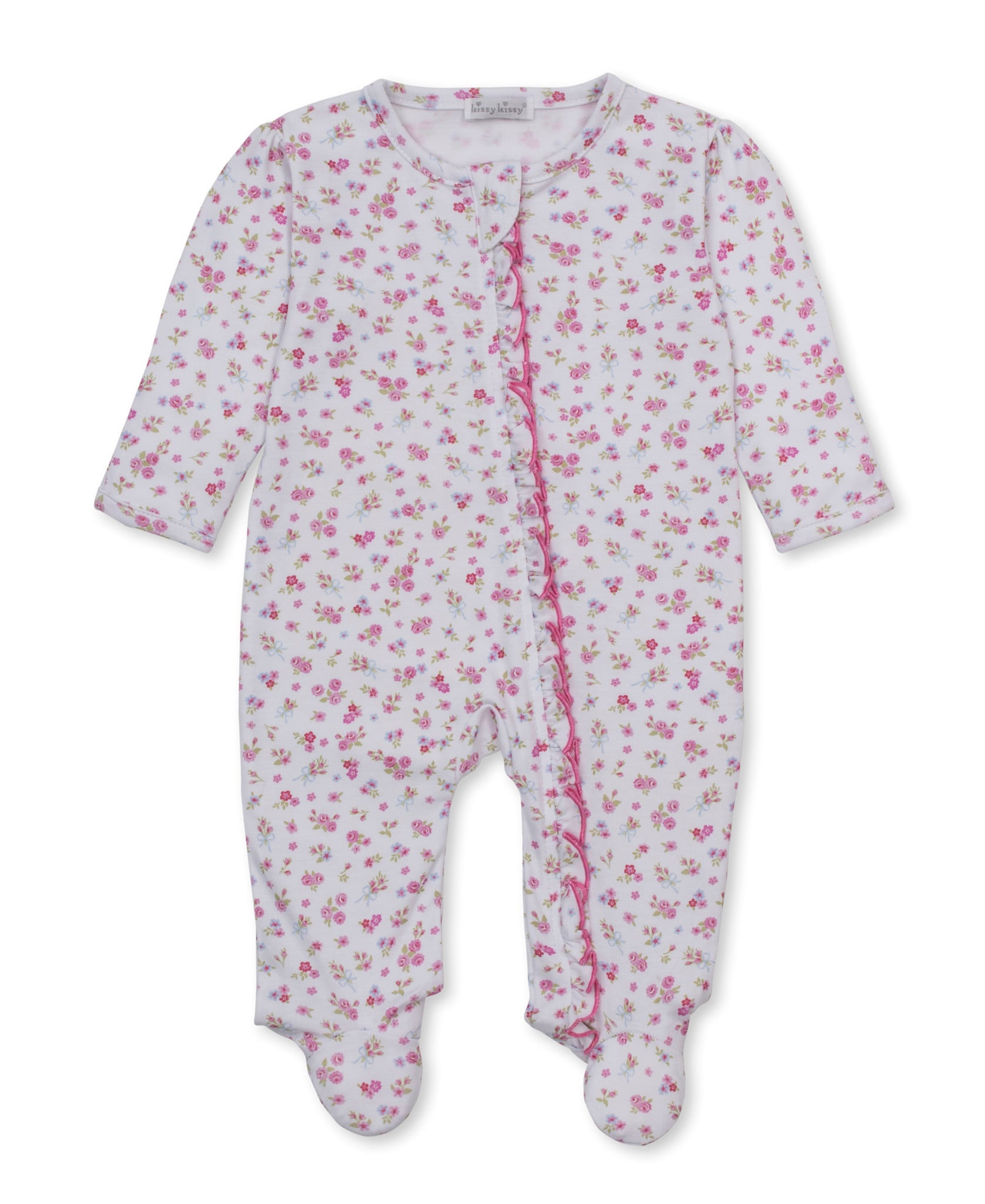 kissy kissy Kissy Kissy Rose Renaissance Zip Footie