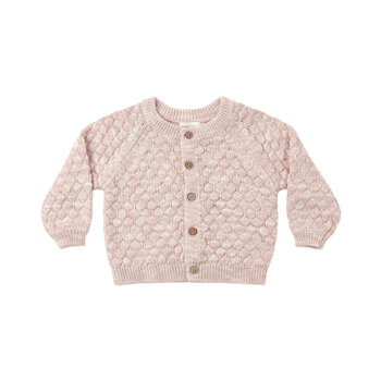 Quincy Mae Quincy Mae Speckle Bubble Knit Cardigan