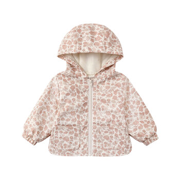 Quincy Mae Quincy Mae Pink Blossom Rain Coat