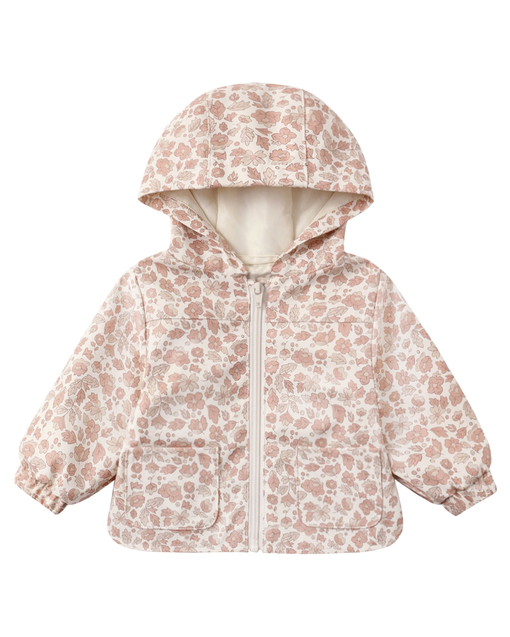 Quincy Mae Quincy Mae Pink Blossom Rain Coat