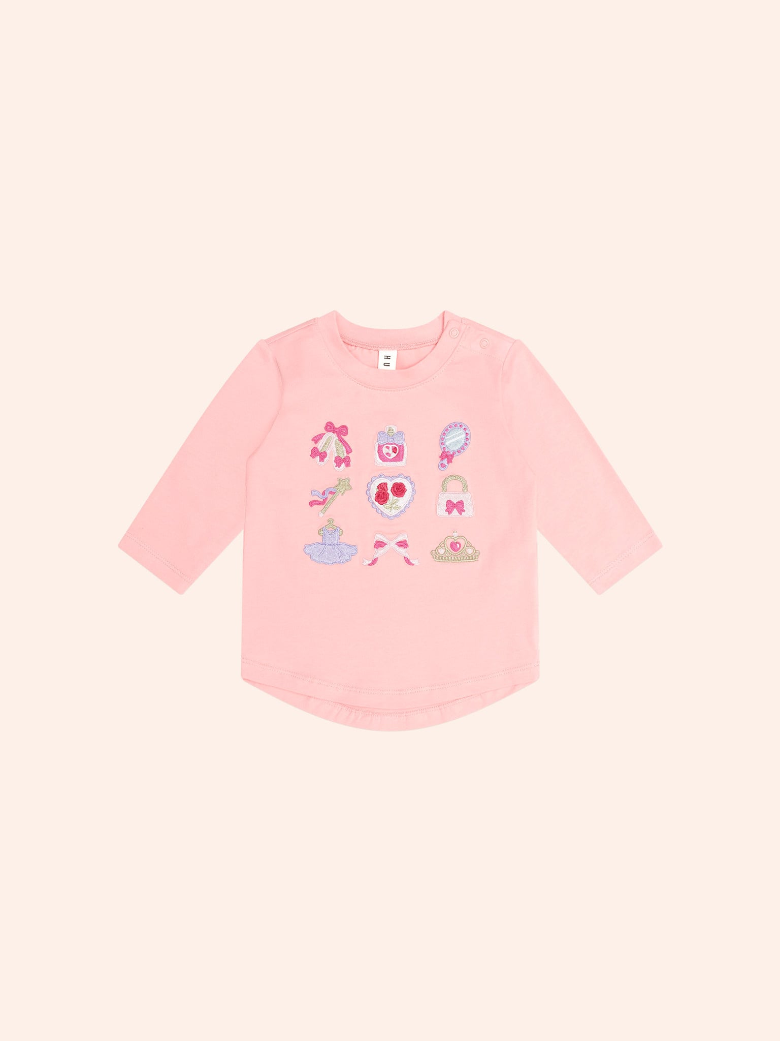 Huxbaby Huxbaby Ballerina Hux Embroidered Tee