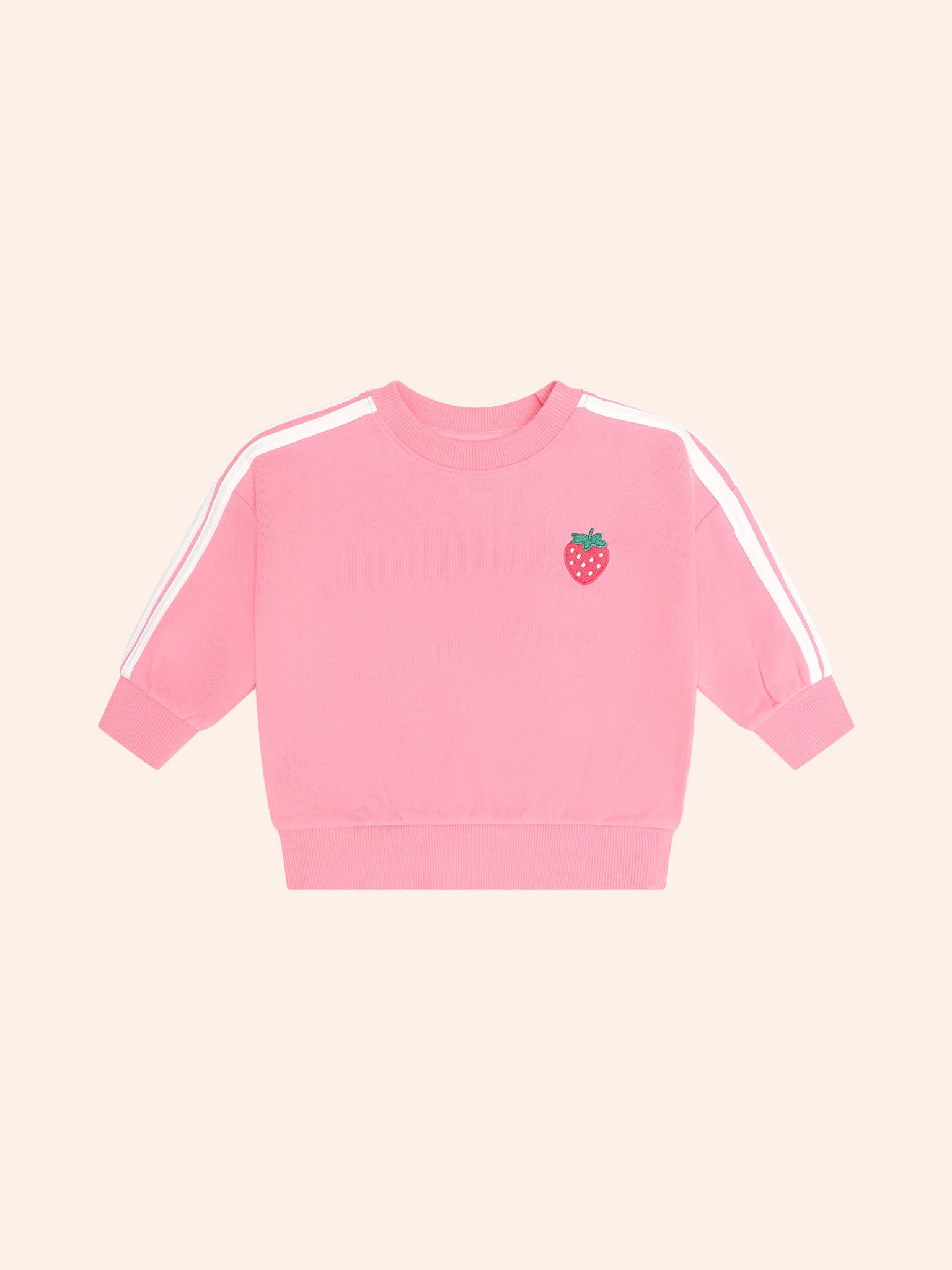Huxbaby Huxbaby Strawberry Embroidery Sweatshirt