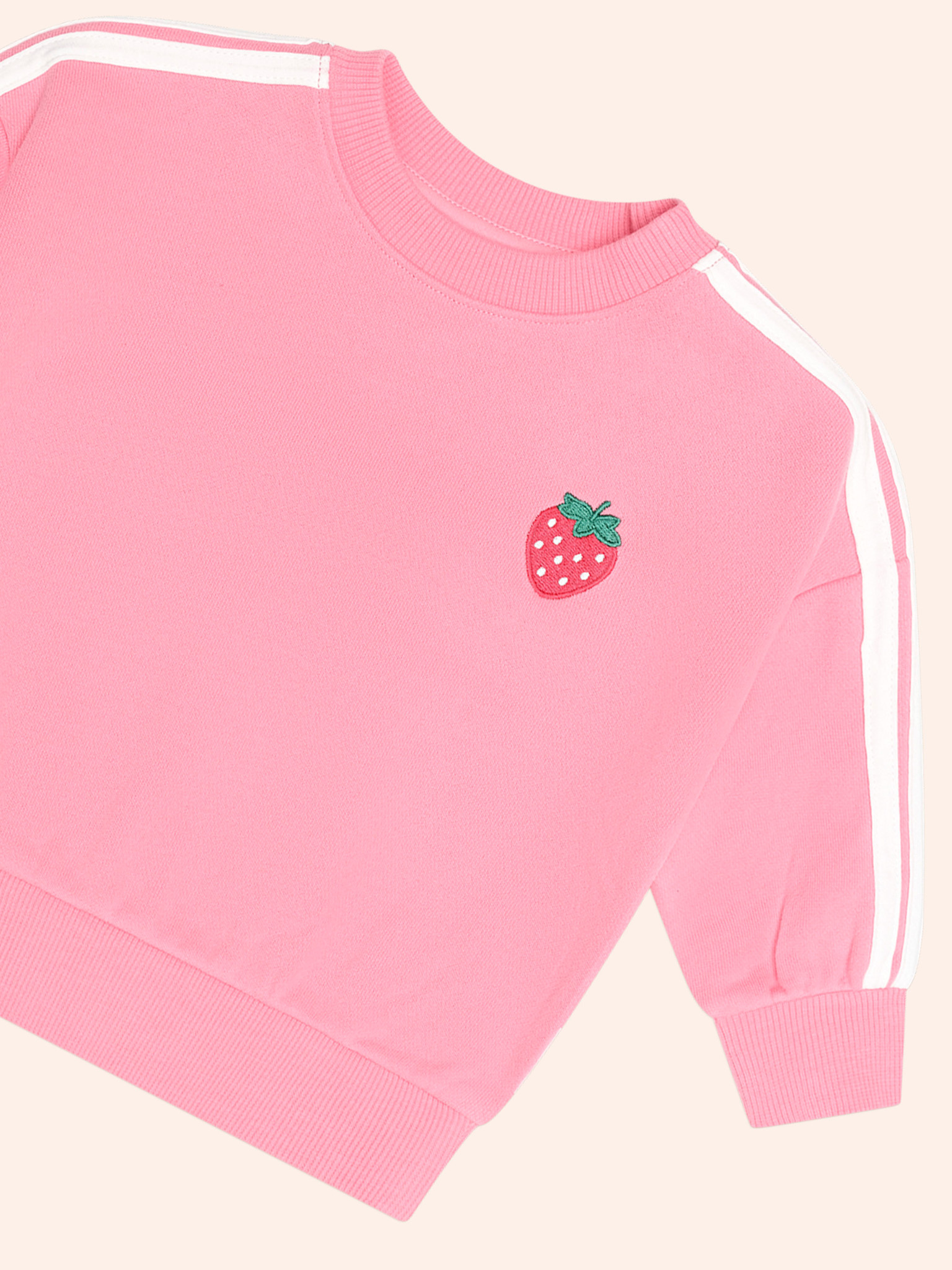 Huxbaby Huxbaby Strawberry Embroidery Sweatshirt