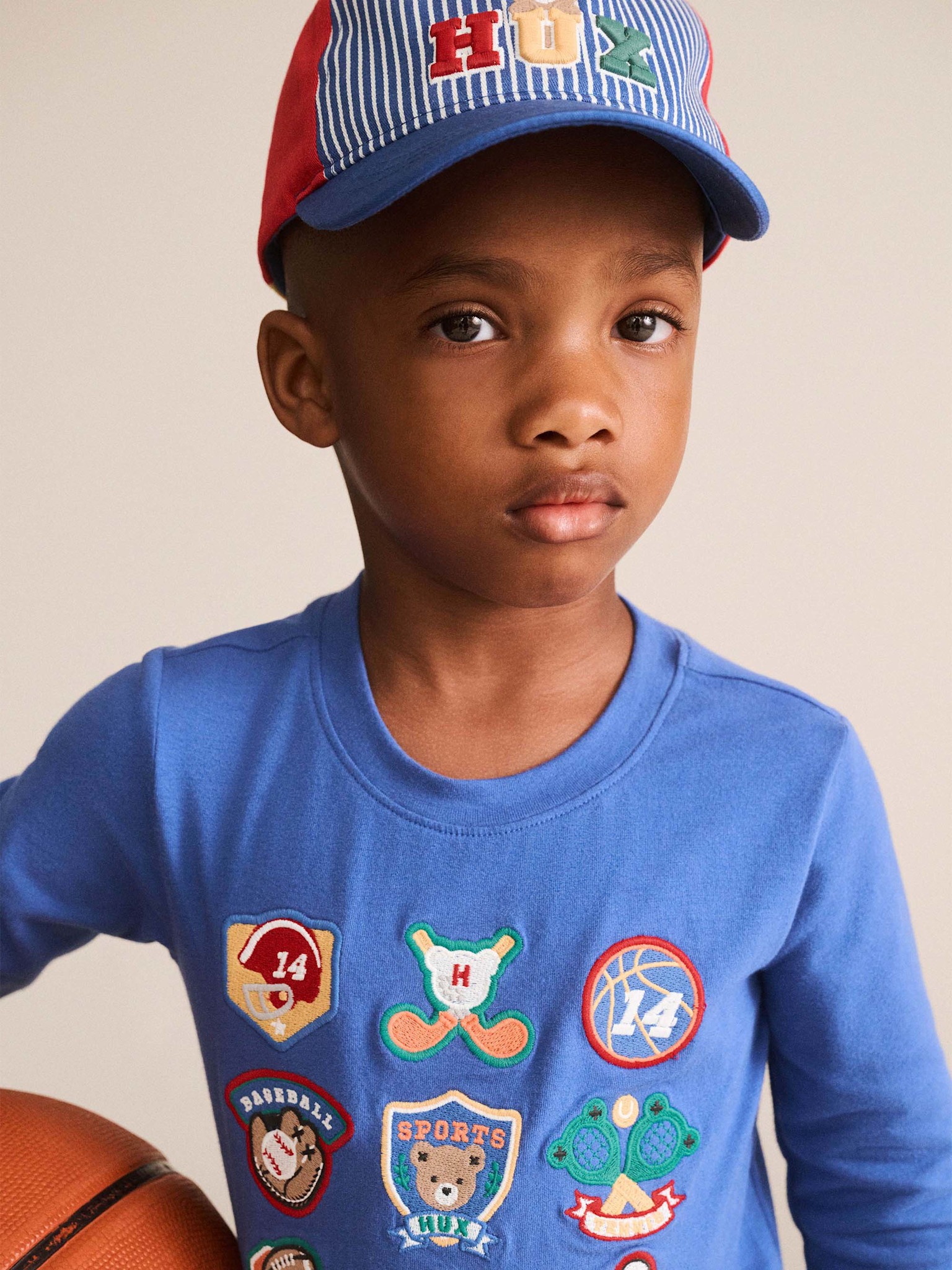 Huxbaby Huxbaby Vintage Sport Hux Embroidered Tee