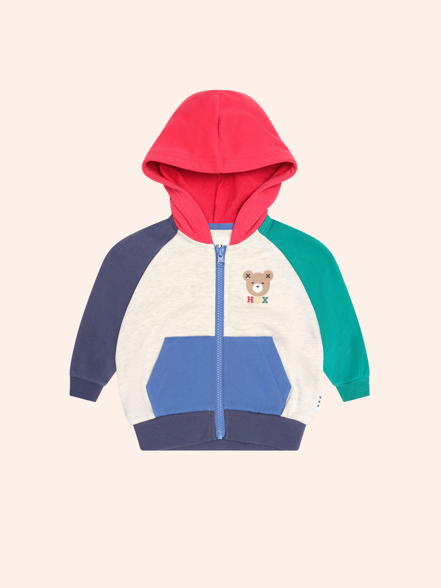 Huxbaby Huxbaby Color Block Raglan Hoodie