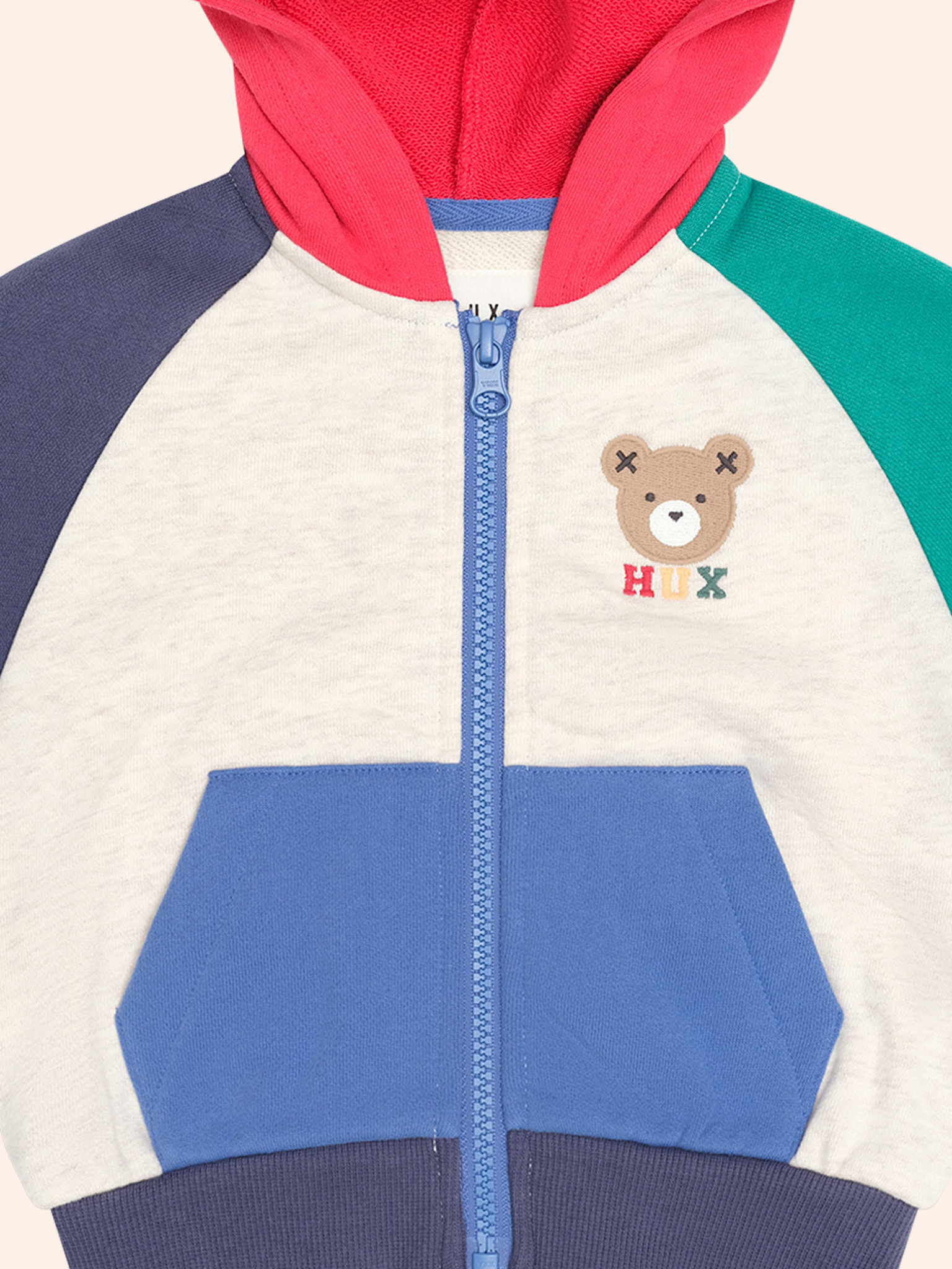 Huxbaby Huxbaby Color Block Raglan Hoodie