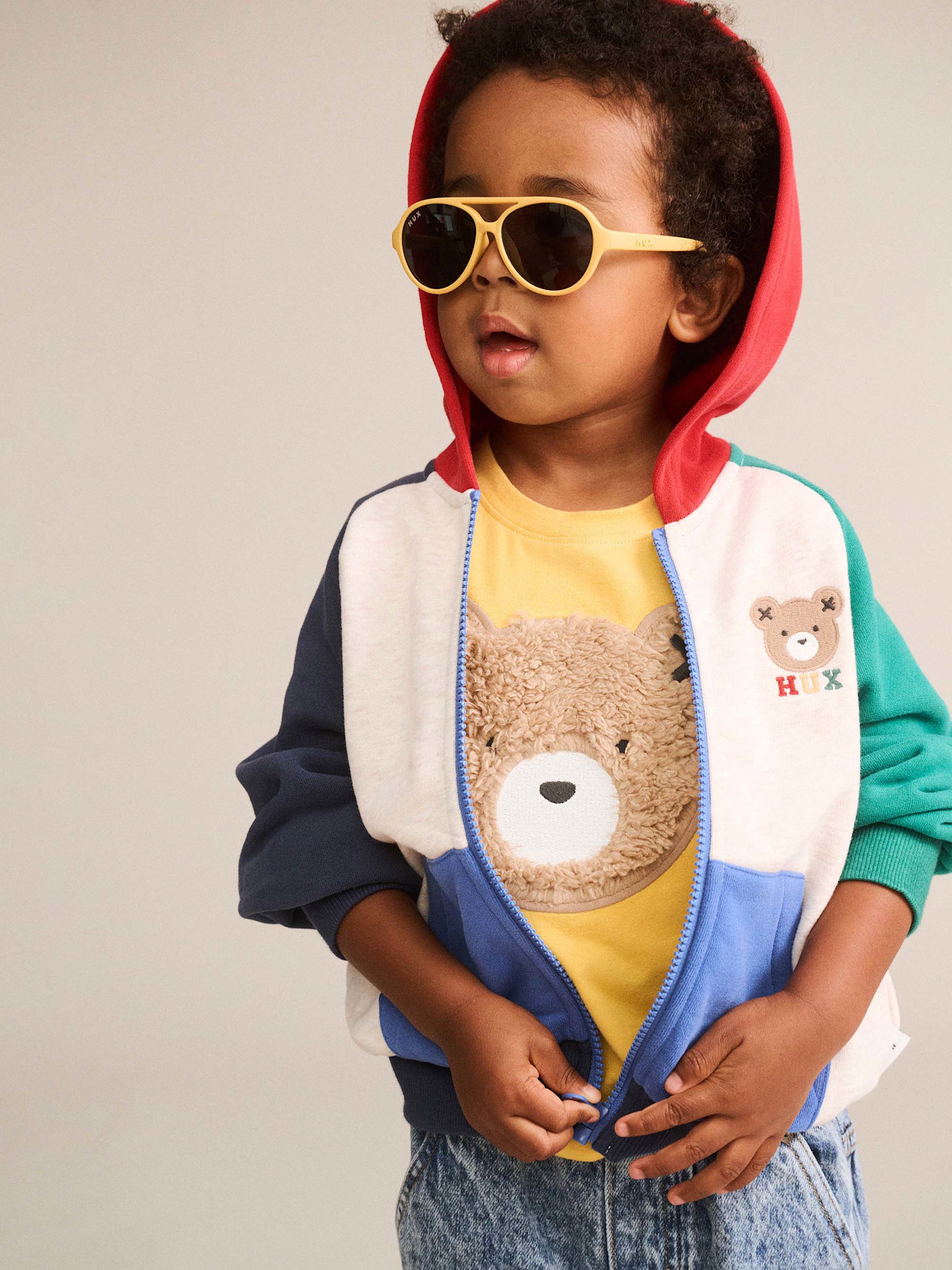 Huxbaby Huxbaby Color Block Raglan Hoodie
