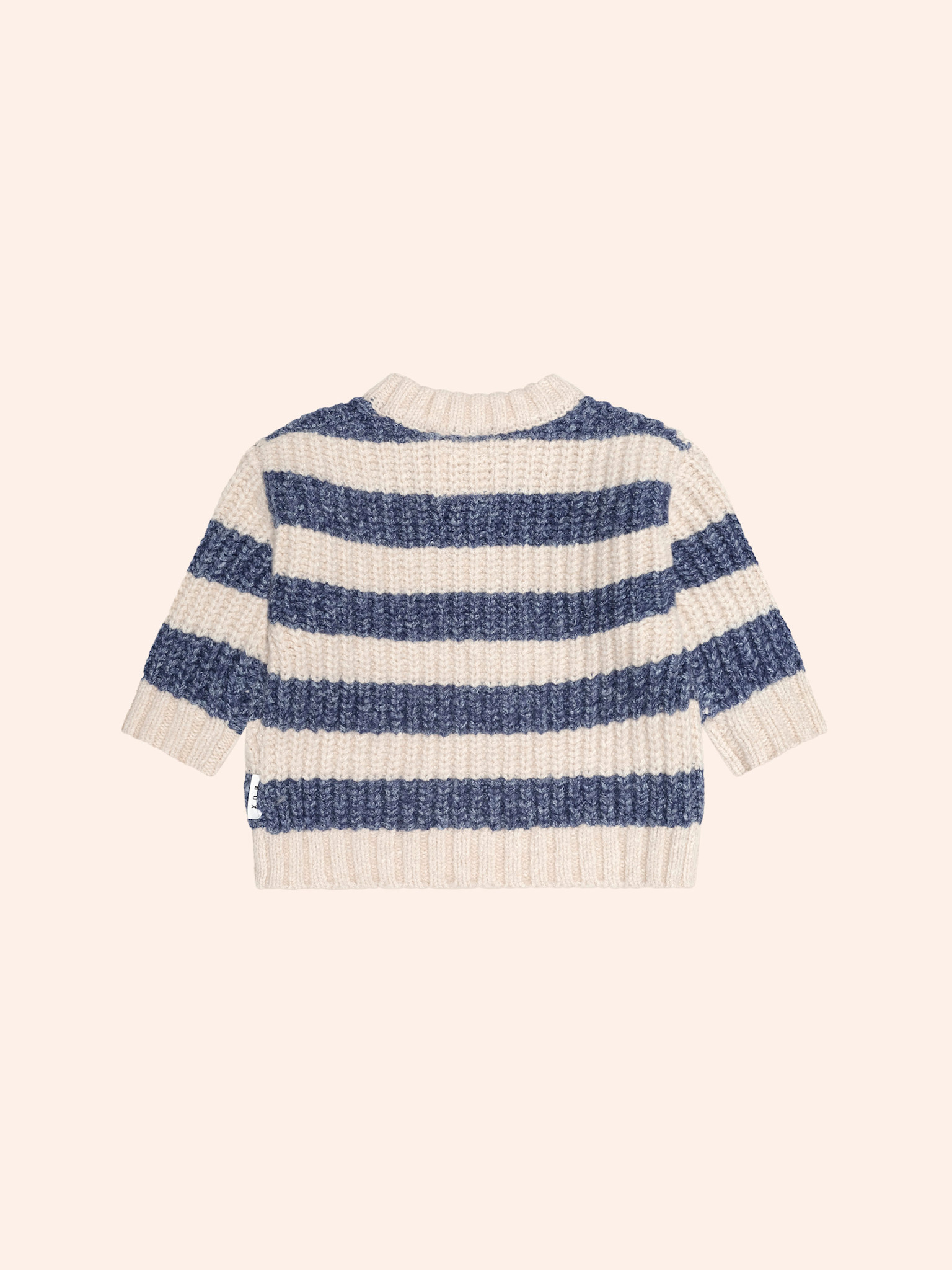 Huxbaby Huxbaby Hux Stripe Embroidery Sponge Pullover