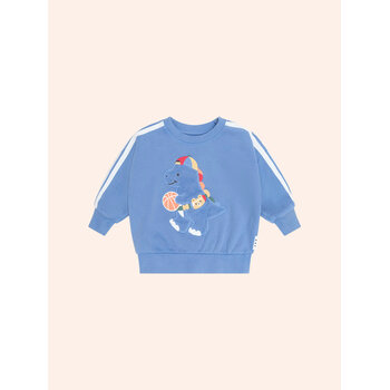 Huxbaby Huxbaby Baller Dino Sporty Stripe Sweatshirt
