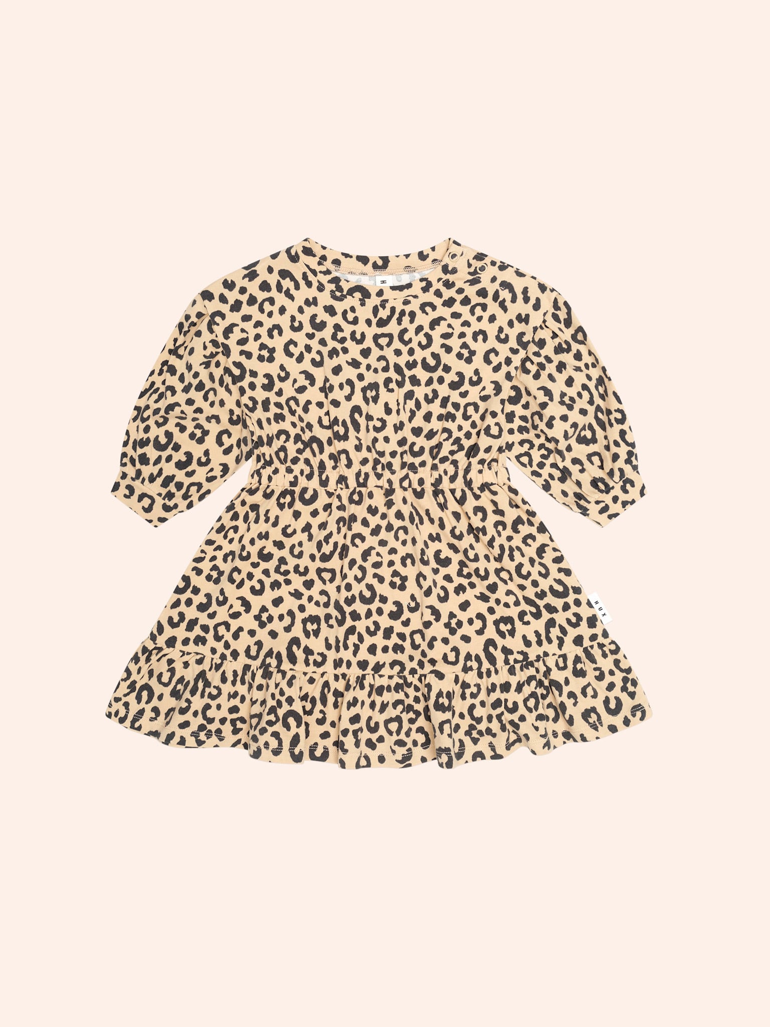 Huxbaby Huxbaby Leopard Dolman Sleeve Swing Dress