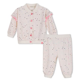 Billieblush Billieblush 2 pc Velvet Cardigan & Pant Set