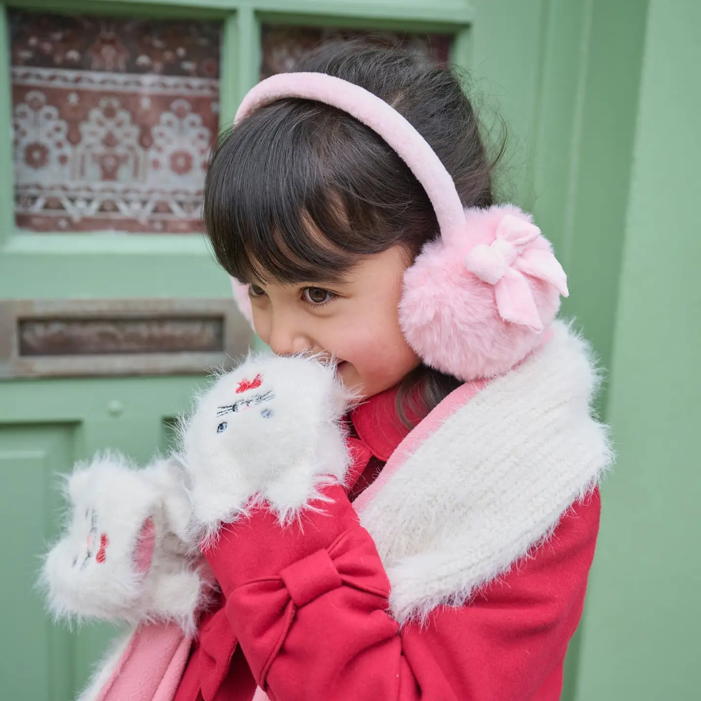 Rockahula Pretty in Pink Bow Earmuffs