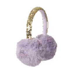 Rockahula Shimmer Sequin Earmuffs- Lilac