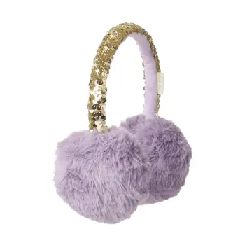 Rockahula Shimmer Sequin Earmuffs- Lilac