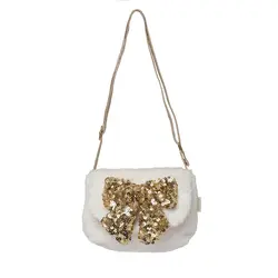 Rockahula Sequin Bow Fluffy Bag
