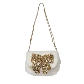 Rockahula Sequin Bow Fluffy Bag