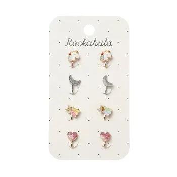 Rockahula Rainbow Unicorn Clip On Earrings