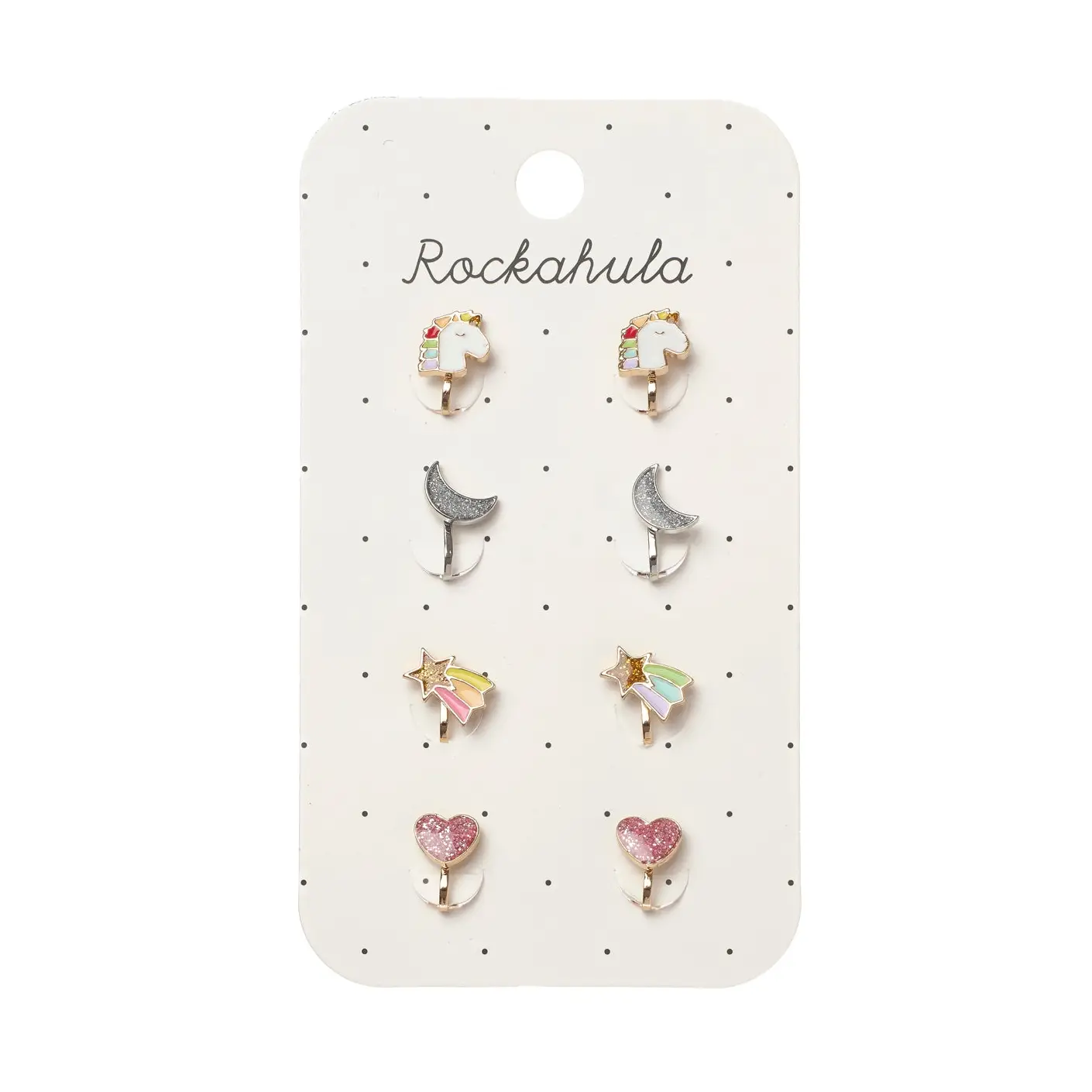 Rockahula Rainbow Unicorn Clip On Earrings