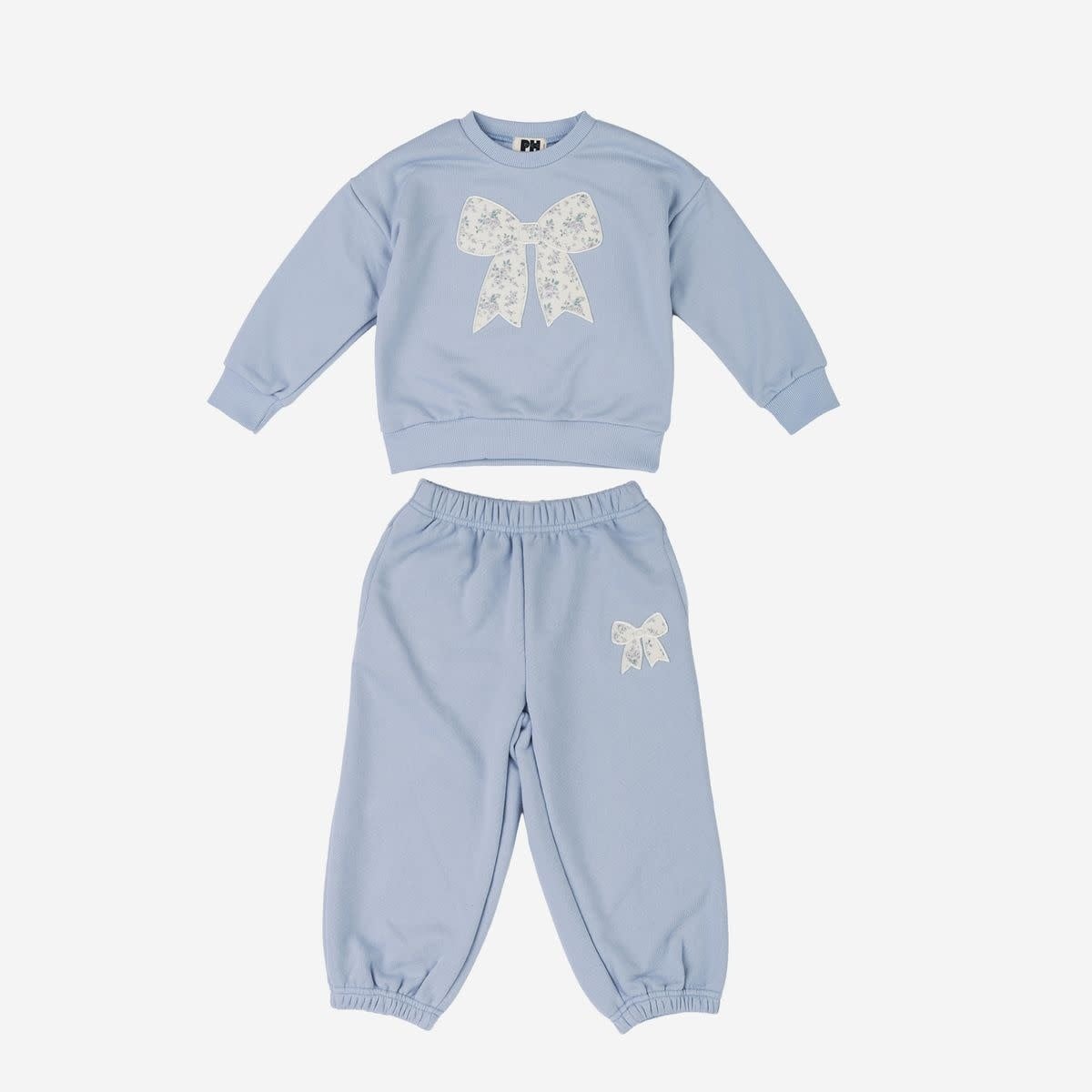 Petite Hailey Petite Hailey Karina Bow Sweatshirts Set