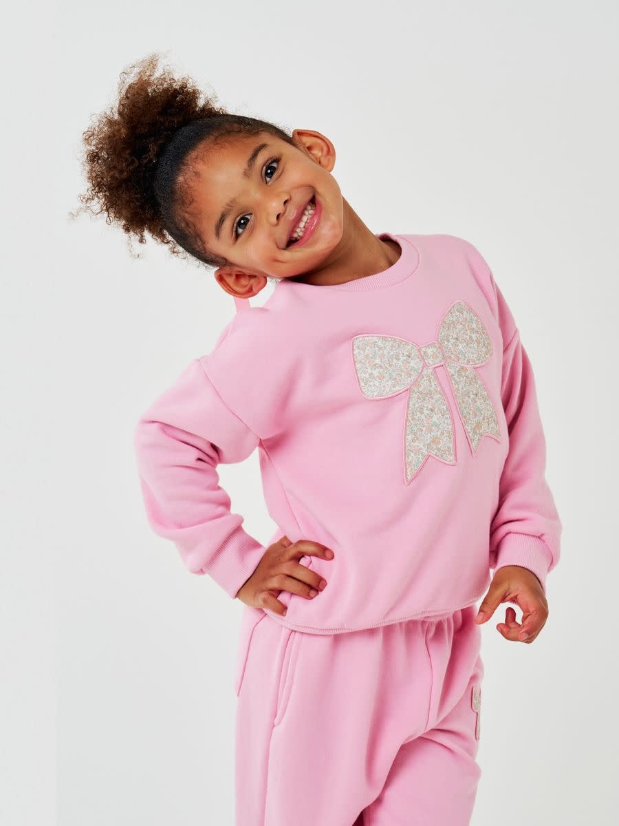 Petite Hailey Petite Hailey Karina Bow Sweatshirts Set