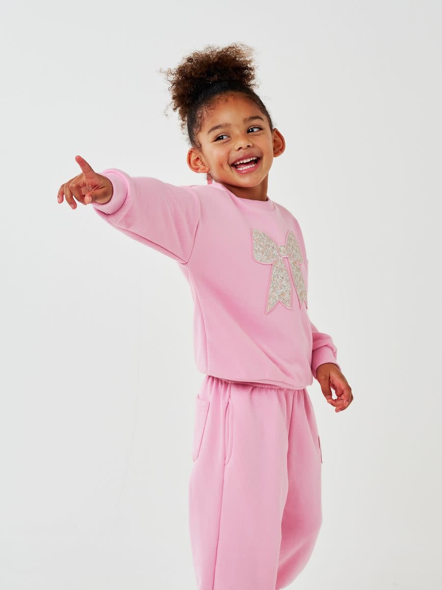 Petite Hailey Petite Hailey Karina Bow Sweatshirts Set