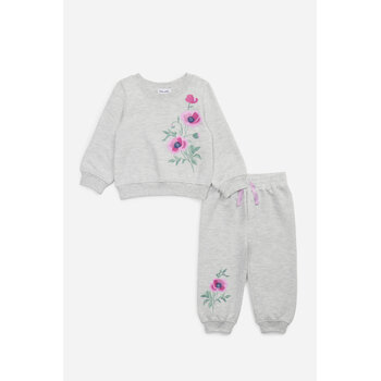Splendid Splendid Sage Flower Sweatshirt Set