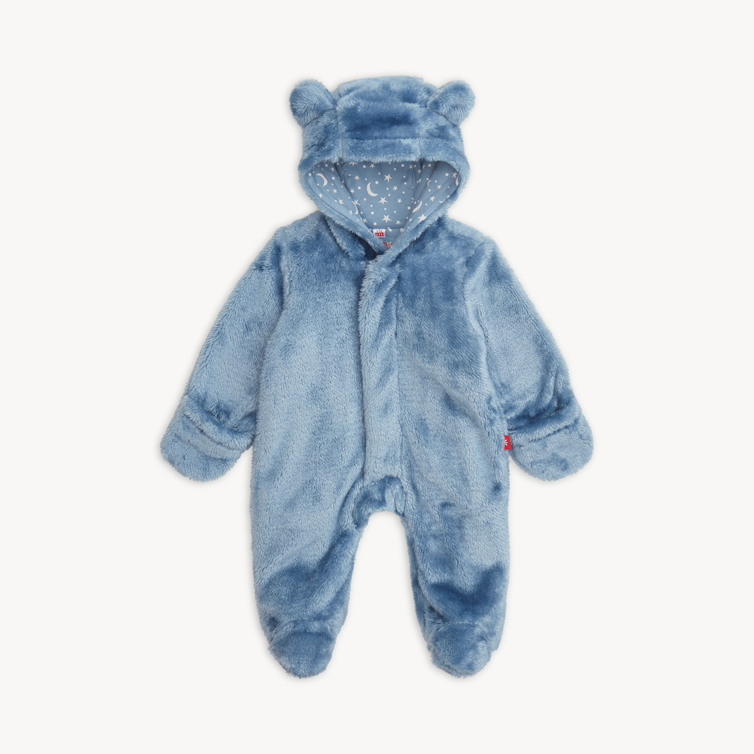 Magnetic Me Magnetic Me Winter Sky Minky Bear Footie