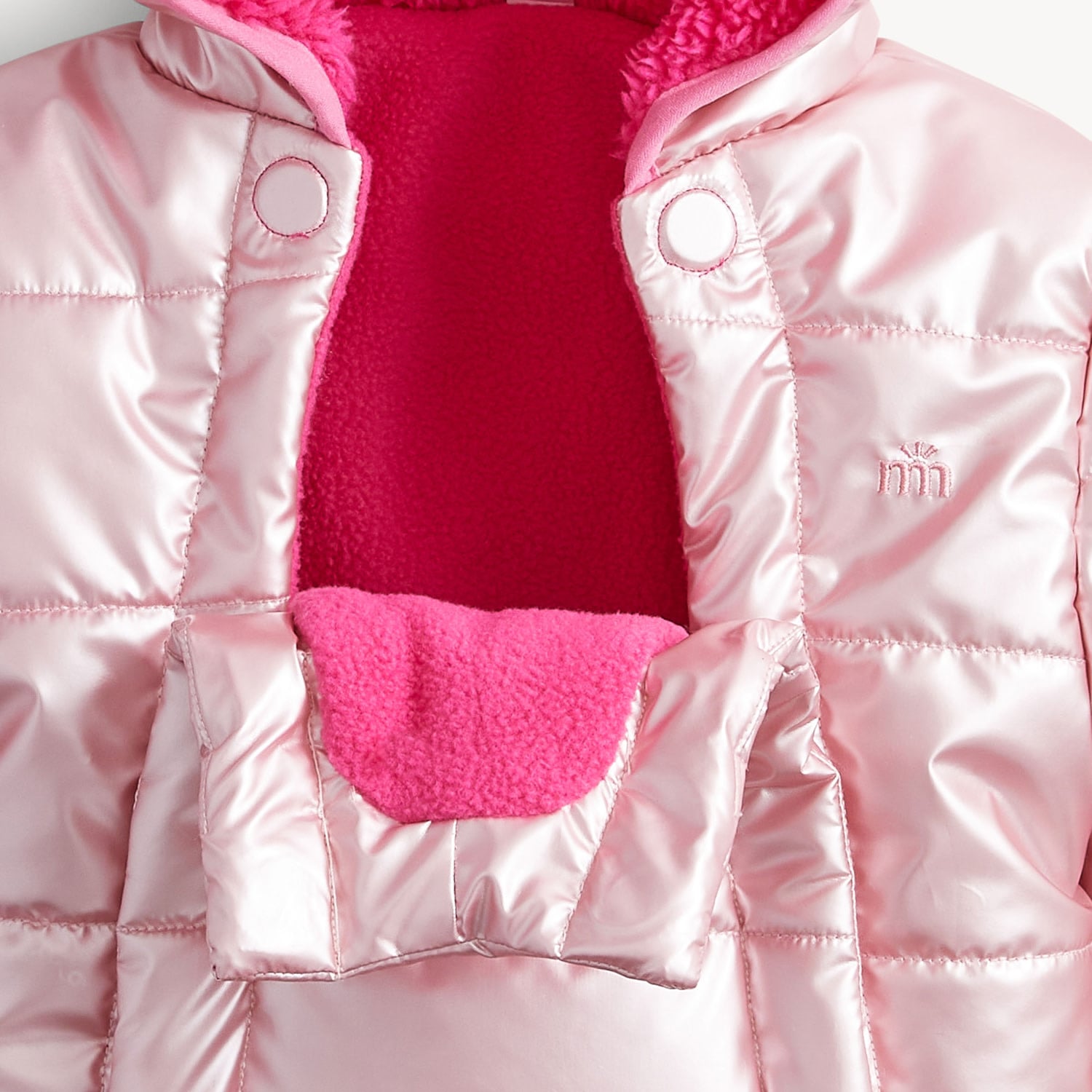 Magnetic Me Magnetic Me Pink Solid Metallic Puffer Pram