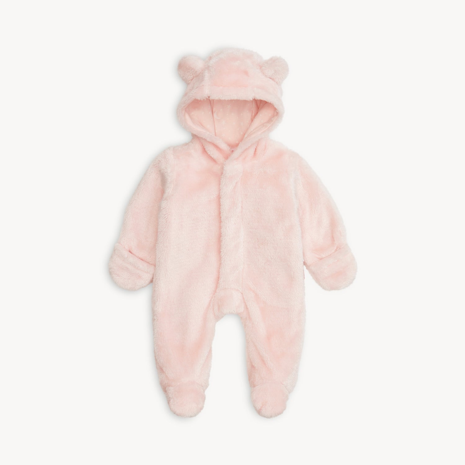 Magnetic Me Magnetic Me Pink Blossom Minky Bear Footie