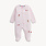 Magnetic Me Magnetic Me Embroidery Dogs Pink Velour Footie