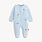 Magnetic Me Magnetic Me Embroidery Dogs Blue Velour Footie