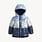 Magnetic Me Magnetic Me Blue Colorblock Metallic Puffer Jacket