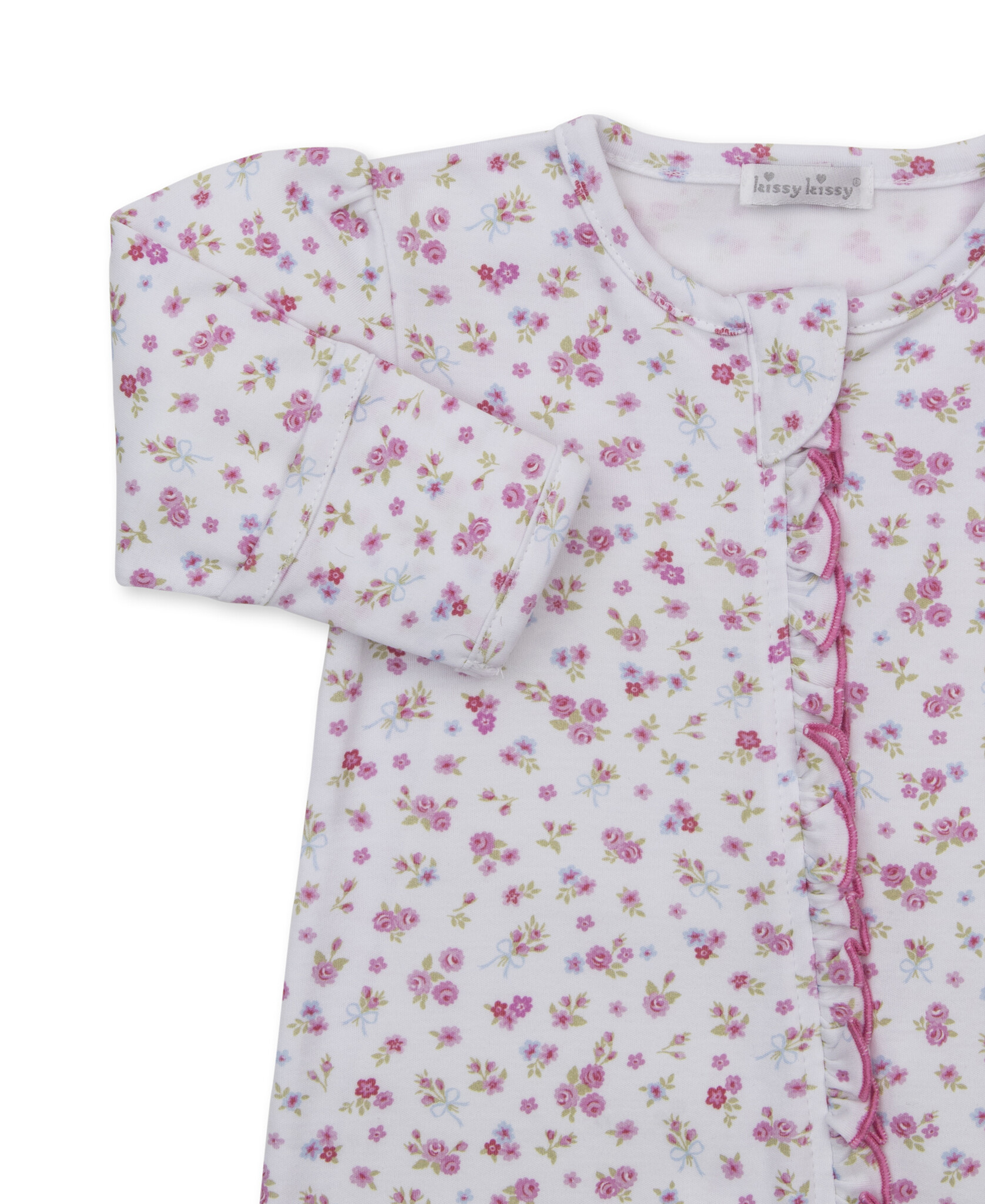 kissy kissy Kissy Kissy Rose Renaissance Zip Footie
