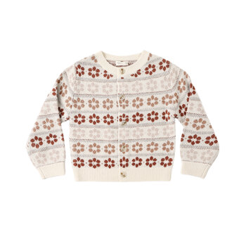 Rylee and Cru Rylee & Cru Flower Fair Isle Cheyenne Cardigan