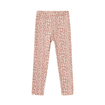 Rylee and Cru Rylee & Cru Pink Leopard Coast Ribbed Legging