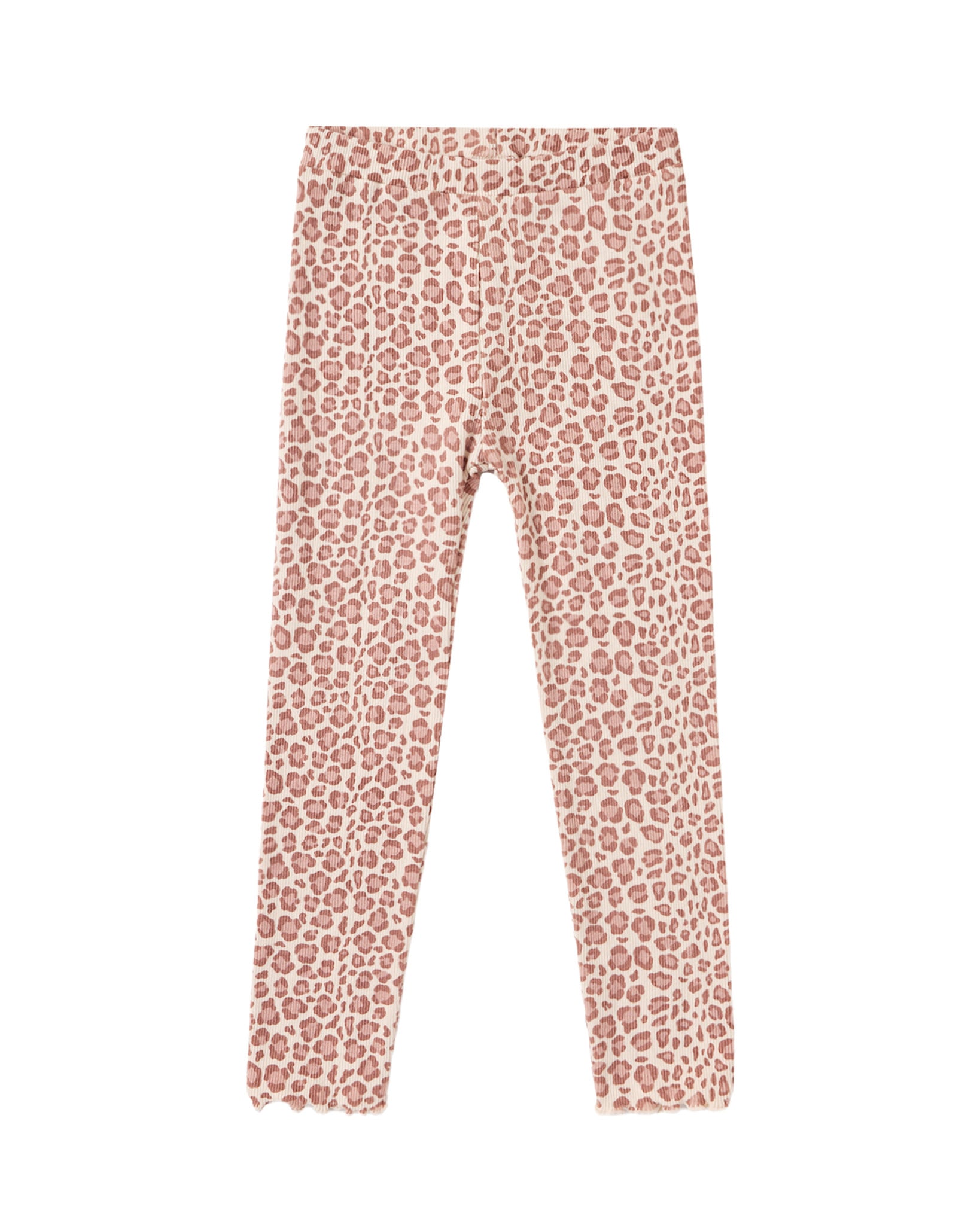 Rylee and Cru Rylee & Cru Pink Leopard Coast Ribbed Legging