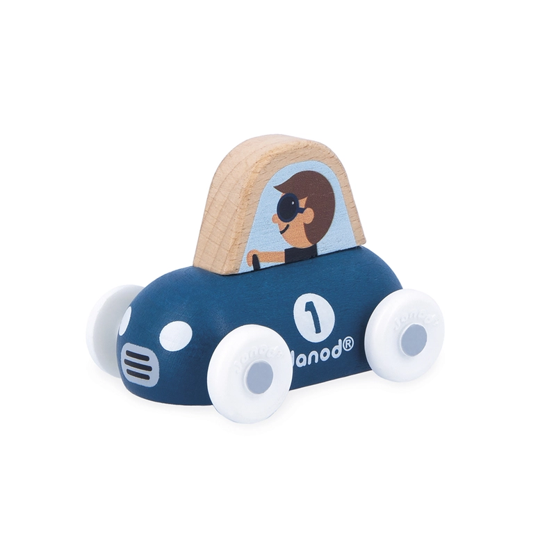 Janod Crossroads Sports Car Push Toy