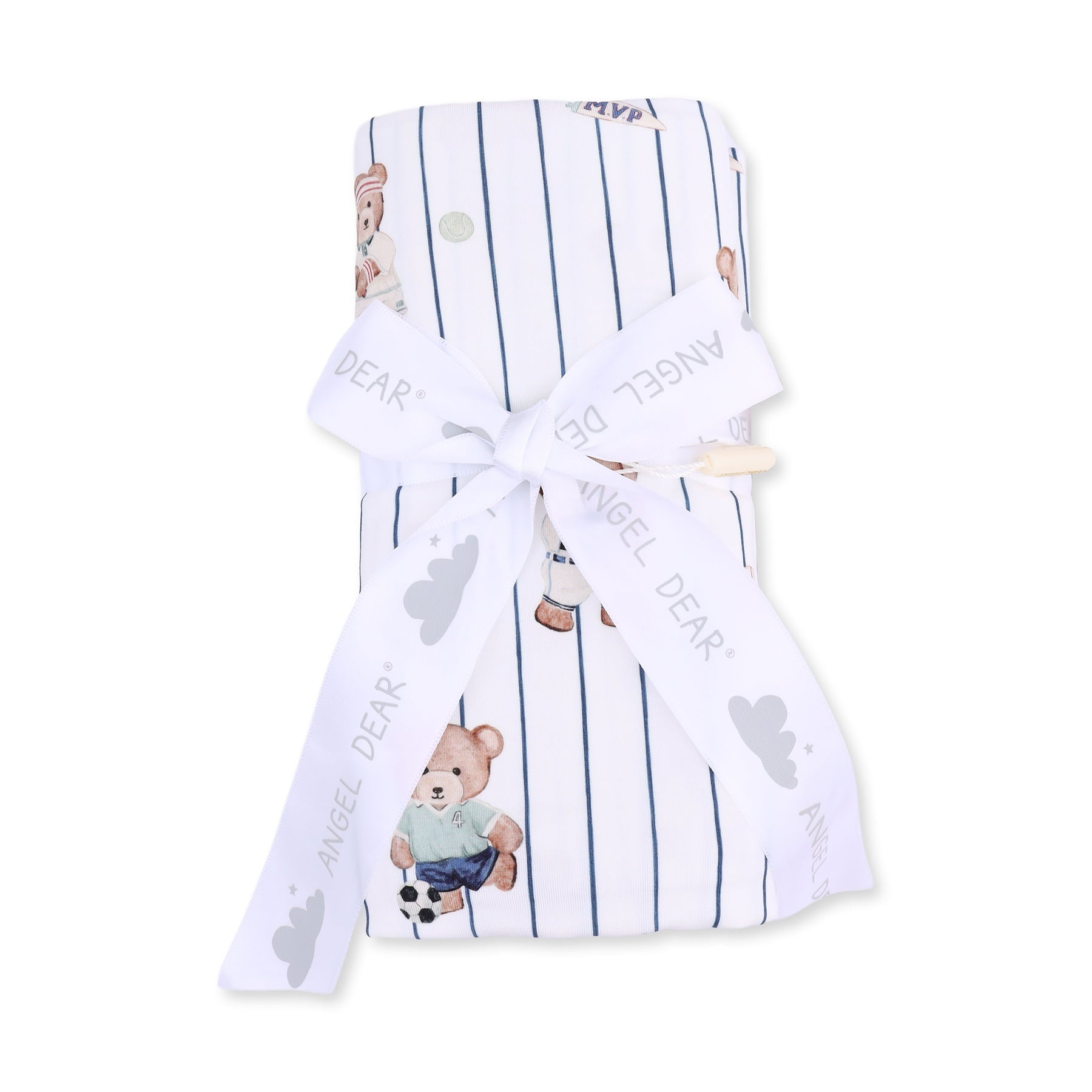 Angel Dear Angel Dear Sports Teddy Bears Swaddle Blanket