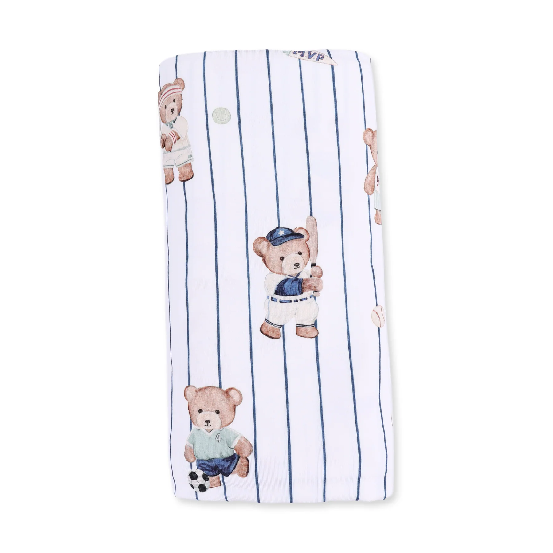 Angel Dear Angel Dear Sports Teddy Bears Swaddle Blanket