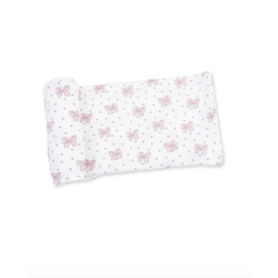Angel Dear Angel Dear Bows And Hearts Swaddle Blanket