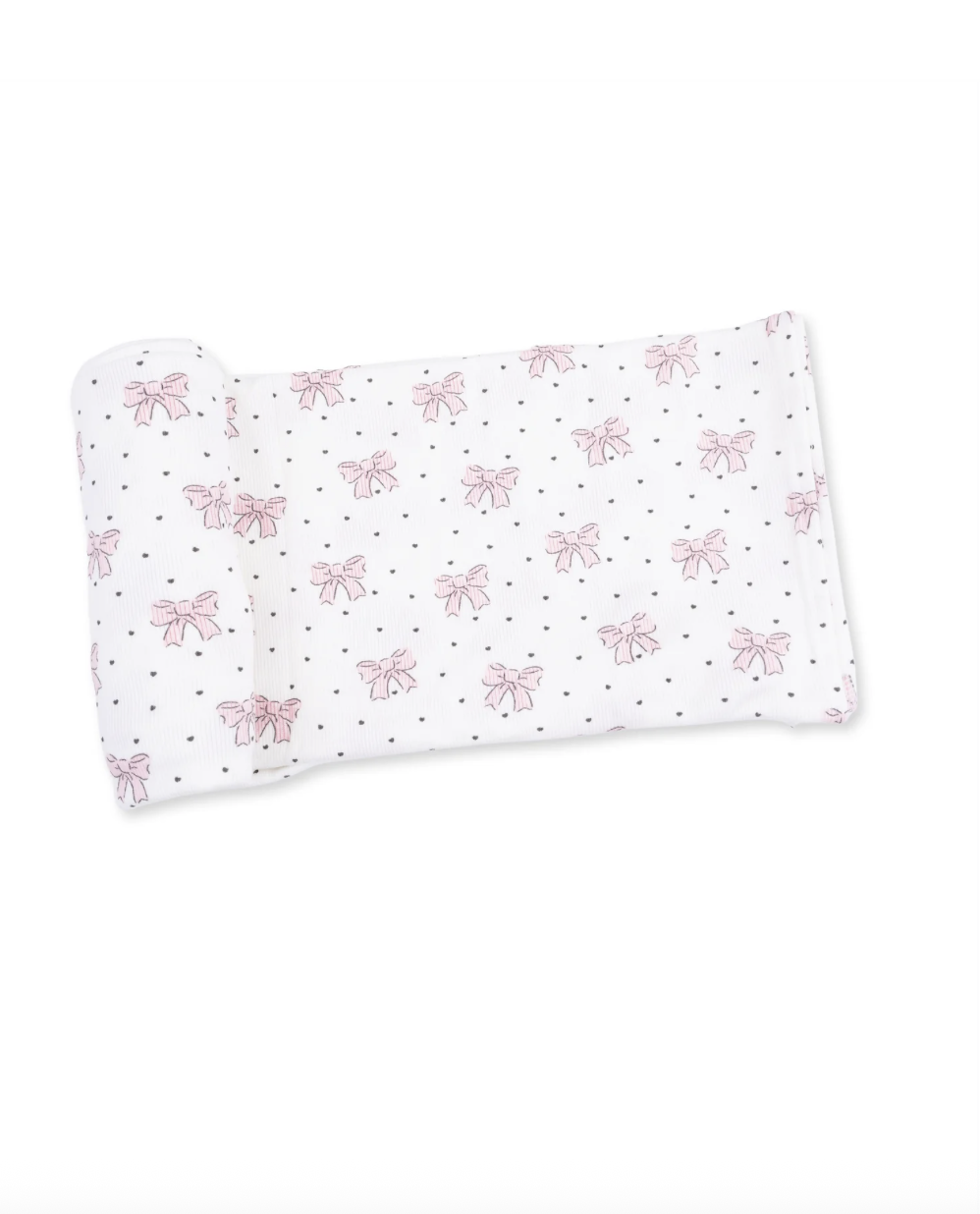 Angel Dear Angel Dear Bows And Hearts Swaddle Blanket