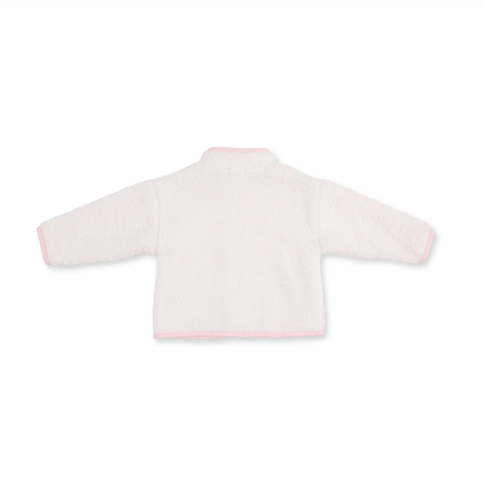 Angel Dear Angel Dear Sherpa Zip Jacket with Lining