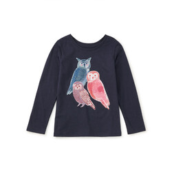 Tea Collection Tea Woodland Owls Graphic Tee