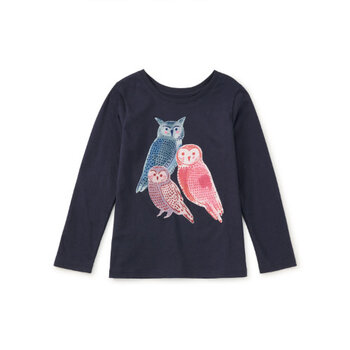 Tea Collection Tea Woodland Owls Graphic Tee
