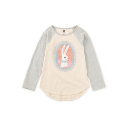 Tea Collection Tea Cameo Bunny Graphic Raglan Tee