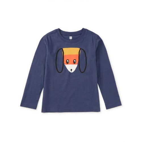 Tea Collection Tea Candy Corn Dog Graphic Tee