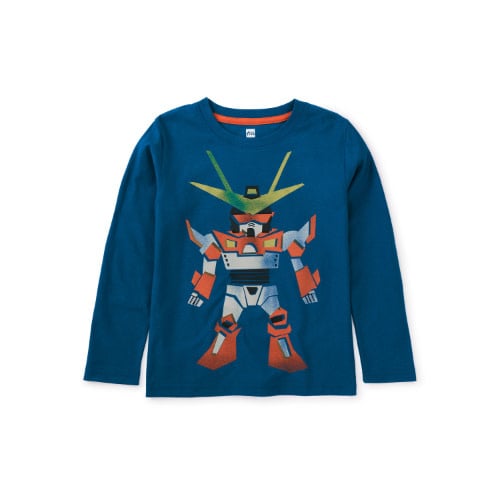 Tea Collection Tea Go Go Robot Graphic Tee