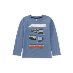 Tea Collection Tea Trains Trains Trains Graphic Tee